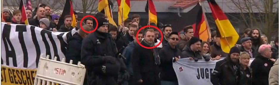 Schulterschluss in Kandel: JA WI und AfD marschieren mit Identitären und Neonazis